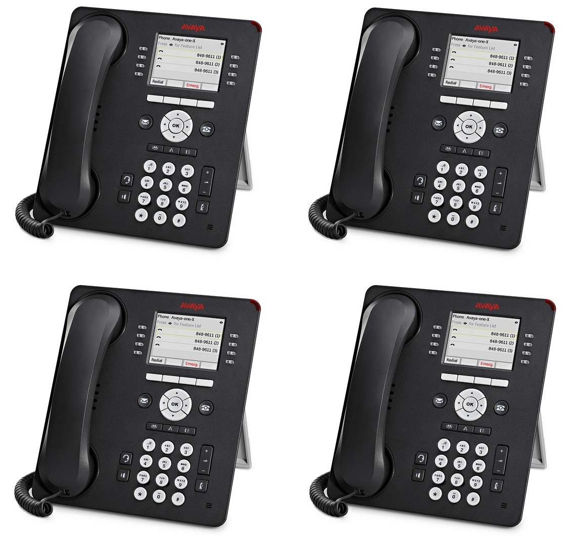 Avaya 9611G Global 4 Pack of Phones New