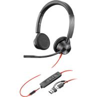 Poly Blackwire BW3325 Binaural USB & 3.5mm Headset